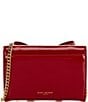 Kurt Geiger London Crystal Bow Shoreditch Chain Wallet Crossbody Bag, Color:Red - Image 2