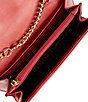 Kurt Geiger London Crystal Bow Shoreditch Chain Wallet Crossbody Bag, Color:Red - Image 3