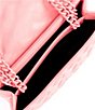 Color:Pink - Image 3 - Drench Large Monochromatic Quilted Shoulder Bag