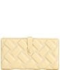 Color:Cream - Image 1 - Solid Drench Leather Soft Wallet