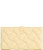 Color:Cream - Image 2 - Solid Drench Leather Soft Wallet