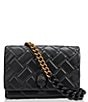 Kurt Geiger London Drench Mini Kensington Quilted Leather Shoulder Bag - Image 1