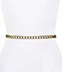 Kurt Geiger London Metal Chain Eagle Motif Belt, Color:Gold - Image 2