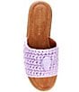 Color:Lilac - Image 5 - Eagle Crochet Cork Slide Sandals