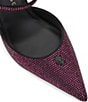 Kurt Geiger London Eagle Crystal Embellished Logo Ornament Pointed Toe Ankle Strap Pumps - Image 6