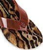 Kurt Geiger London Eagle Leopard Furry Jelly Pool Flip Flops - Image 3