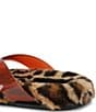 Kurt Geiger London Eagle Leopard Furry Jelly Pool Flip Flops - Image 4