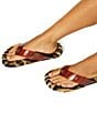 Kurt Geiger London Eagle Leopard Furry Jelly Pool Flip Flops - Image 5