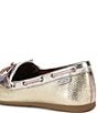 Color:Metal Combo - Image 3 - Quilted Metallic Rainbow Eagle Head Bow Moccasins