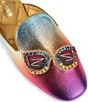 Kurt Geiger London Embroidered Sunset Ombre Flat Mules - Image 3