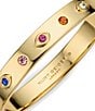 Kurt Geiger London Evil Eye Bangle Bracelet, Color:Gold/Multi - Image 2