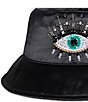 Color:Black - Image 3 - Evil Eye Crystal Embellished Bucket Hat