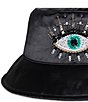 Kurt Geiger London Evil Eye Crystal Embellished Bucket Hat, Color:Black - Image 3