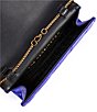 Color:Blue - Image 3 - Extra Mini Kensington Metallic Bronze Hardware Crossbody Bag