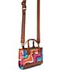 Kurt Geiger London Extra Small Recycled Groovy Print Square Shopper Tote Bag, Color:Multi - Image 3