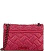 Kurt Geiger London Fabric Mini Kensington Crystal Crossbody Bag, Color:Pink Comb - Image 2