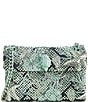 Color:Pale Green - Image 1 - Fabric Rhinestone Sea Mini Kensington Crossbody Bag