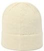 Kurt Geiger London Fuzzy Heart Beanie, Color:Bone - Image 2