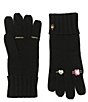 Kurt Geiger London Gem Ring Traditional Five Finger Gloves - Image 3