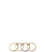 Kurt Geiger London Gemstone Linked Stacked Ring Set - Image 5