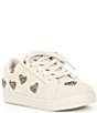 Kurt Geiger London Girls' Lane Love Suede Rhinestone Heart Family Matching Sneakers (Youth)