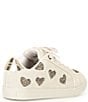 Kurt Geiger London Girls' Lane Love Suede Rhinestone Heart Family Matching Sneakers (Youth)