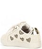Kurt Geiger London Girls' Lane Love Suede Rhinestone Heart Family Matching Sneakers (Youth)