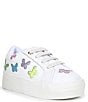 Color:White Multi - Image 1 - Girls' Laney Butterfly Sneakers (Toddler)