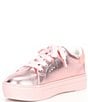 Color:Pink - Image 4 - Girls' Laney Eye Metallic Sneakers (Infant)