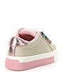Color:Winter White - Image 2 - Girls' Liviah Jewel Love Sneakers (Youth)