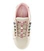 Color:Winter White - Image 5 - Girls' Liviah Jewel Love Sneakers (Youth)