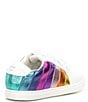 Color:White - Image 2 - Girls' Mini Lane Metallic Rainbow Stripe Sneakers (Toddler)