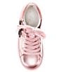 Color:Pink - Image 5 - Girls' Mini Laney Eye Embellished Metallic Leather Sneakers (Toddler)