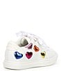 Color:White - Image 2 - Girls' Mini Love Leather Lace-Up Sneakers (Infant)