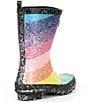 Color:Rainbow Multi - Image 2 - Girls' Sleet Rainboots (Toddler)