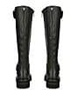 Color:Black - Image 3 - Hackney Leather Buckle Strap Tall Biker Boots