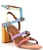 Color:Multi/Other - Image 1 - Hampton Rainbow Denim Strap Gladiator Dress Sandals