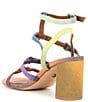 Color:Multi/Other - Image 3 - Hampton Rainbow Denim Strap Gladiator Dress Sandals