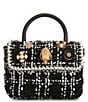 Kurt Geiger London Handle Mini Kensington Bag, Color:Black/White - Image 1