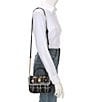 Kurt Geiger London Handle Mini Kensington Bag, Color:Black/White - Image 4