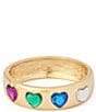 Kurt Geiger London Heart Stone Bangle Bracelet - Image 1