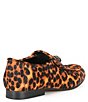 Color:Brown - Image 2 - Holly Leopard Print Eagle Slip-On Loafers