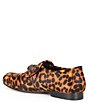 Color:Brown - Image 3 - Holly Leopard Print Eagle Slip-On Loafers