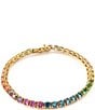 Kurt Geiger London Jewel Rainbow Tennis Line Bracelet - Image 1
