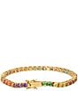 Kurt Geiger London Jewel Rainbow Tennis Line Bracelet - Image 3