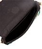 Color:Multi Black - Image 3 - Kensington Beaded Striped Shoulder Bag