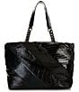 Kurt Geiger London Kensington Black Shopper Tote Bag, Color:Black - Image 1