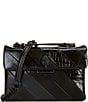 Kurt Geiger London Kensington Black Stripe Crossbody Bag, Color:Black - Image 1