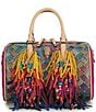 Kurt Geiger London Kensington Boston Fringe Satchel Bag, Color:Multi - Image 1