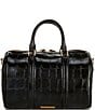 Kurt Geiger London Kensington Boston Snake Satchel Bag, Color:Black - Image 2